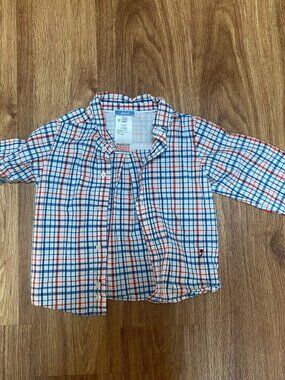 Jacadi Cotton Button Down Shirt 36M